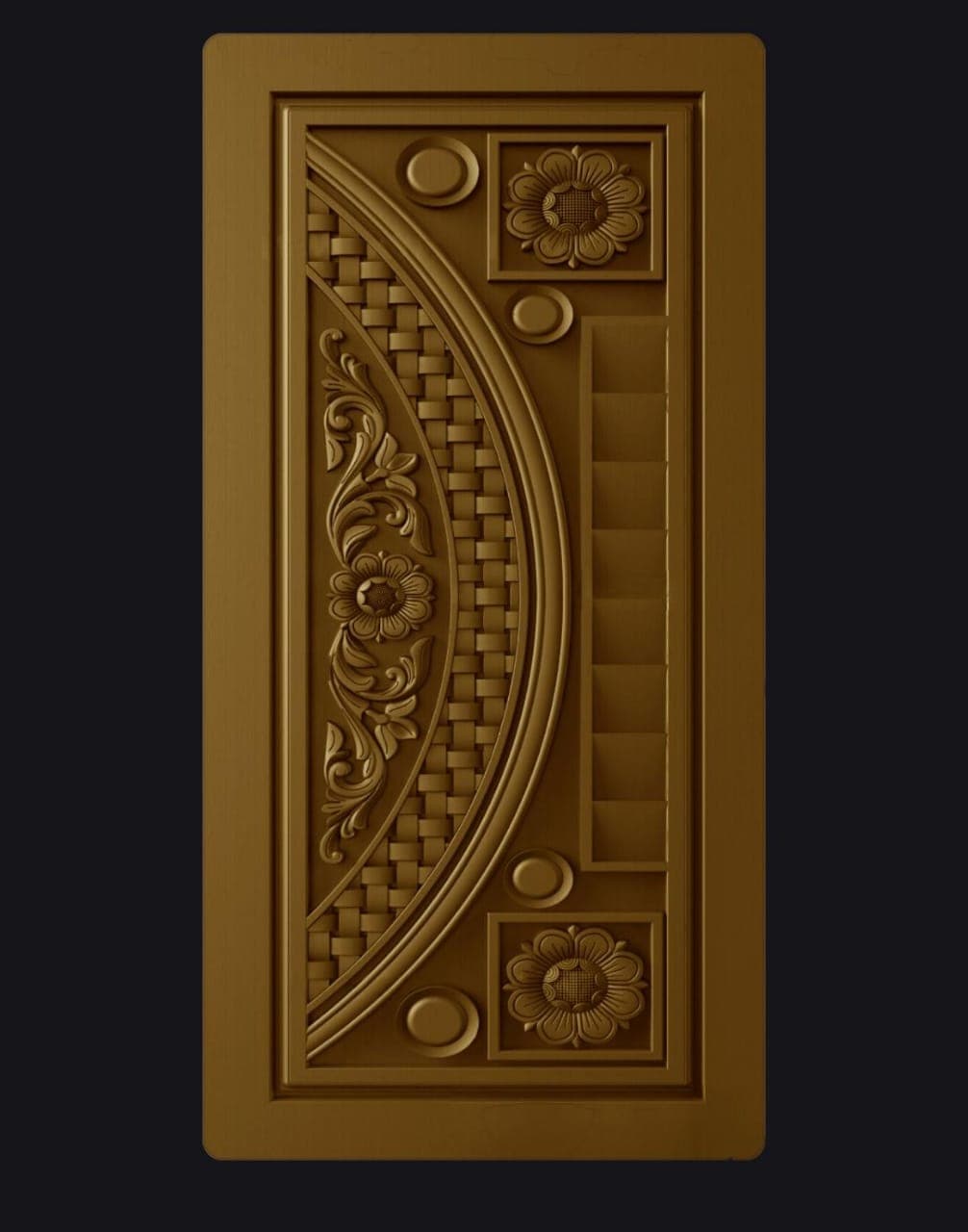 Chaitanya Fiber Door Silver Doors Silver-CD-02 - premium door design Vishnu Nagar Nanded